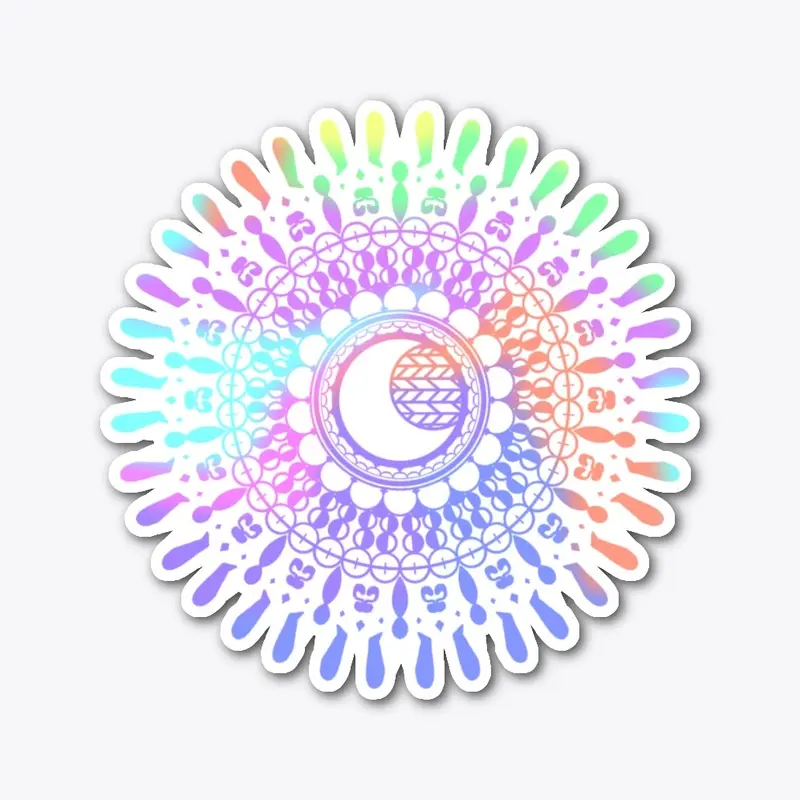 Pastel Moon Mandala